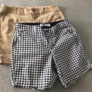 Shorts 2 pair Old Navy mid-rise sz 10 both for $15